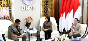 Bupati Mamuju Temui BNPB Untuk Percepatan Pencairan Dana Stimulan Tahap 2