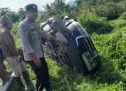 Rem Blong, Mobil Mantan Bupati Mamasa Ramlan Badawi Kecelakaan di Kalukku