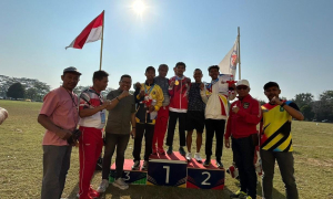 Catat Rekor, Atletik Sulbar Raih Medali Emas di Popnas XVI Palembang