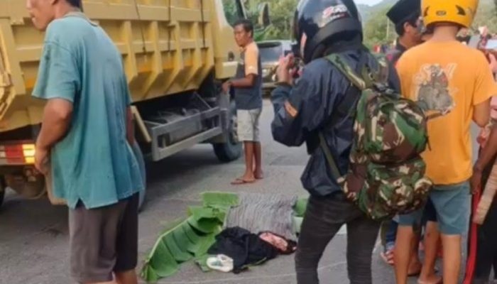 Seorang Mahasiswi Tewas Terlindas Bus di Jalan Poros Kalukku Mamuju