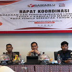 Rakor pengawasan Logistik bawaslu Mamuju