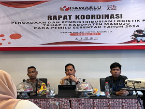 Rakor pengawasan Logistik bawaslu Mamuju