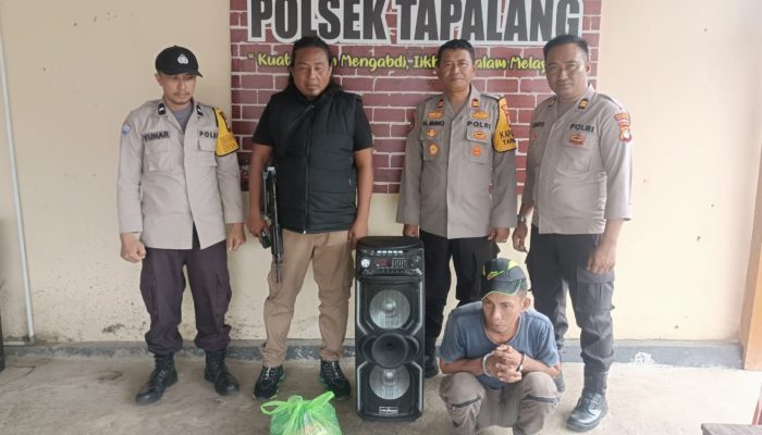 Nekat Curi Speaker Sekolah Demi Beli Boje, Pria di Tapalang Mamuju Dibekuk Polisi