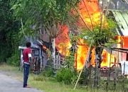 Breaking News : Seorang Pria di Kalukku Tega Bakar Rumah Orang Tuanya Sendiri