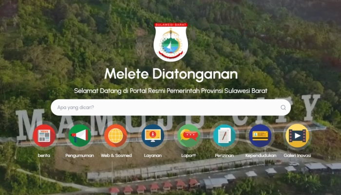 Layanan Digital Pemprov Sulbar Kini Terintegrasi Dalam Satu Website