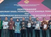 Ketua DPRD Sulbar dan Forkopimda Hadiri Penyerahan Keuangan BPK Tahun 2023