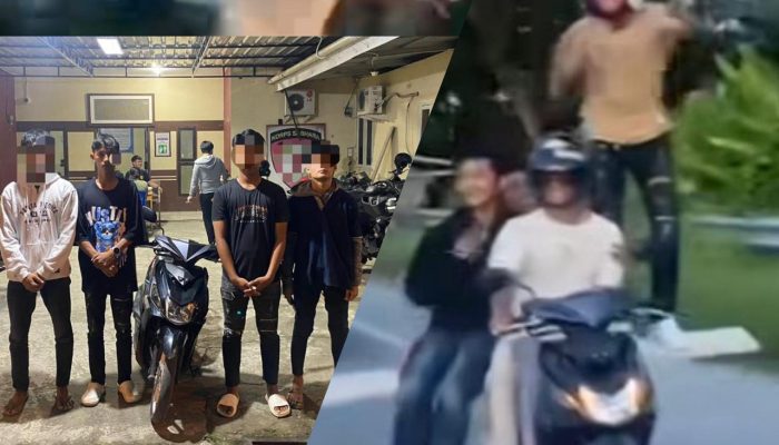 Aksi Freestyle 4 Remaja di Mamuju Berakhir Diringkus Polisi