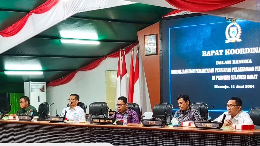 Rapat persiapan Pilkada 2024 di DPRD Sulbar