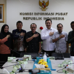 Kominfo dan Komisi I DPRD Sulbar ke Komisi Informasi