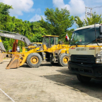 Alat berat Tambang pasir di Pasangkayu