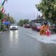 Banjir di Jl. Cut Nyak Dien Mamuju