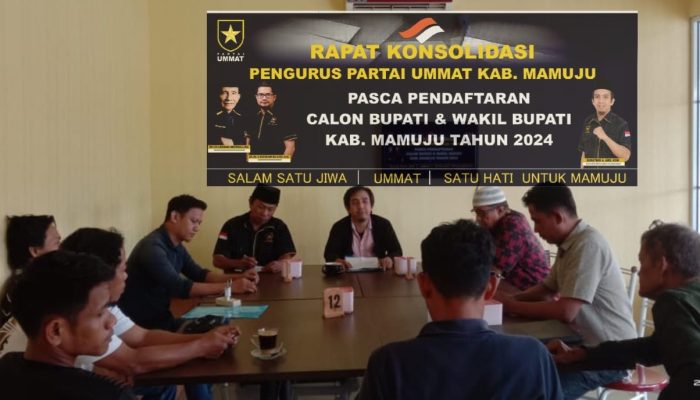 Partai Ummat Konsolidasi Pemenangan di Pilkada Mamuju, Targetkan Perluas Basis Dukungan