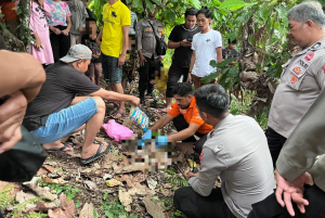 Mayat Bayi di Mamuju city