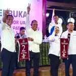 Pengundian nomor urut Pilkada Mamuju