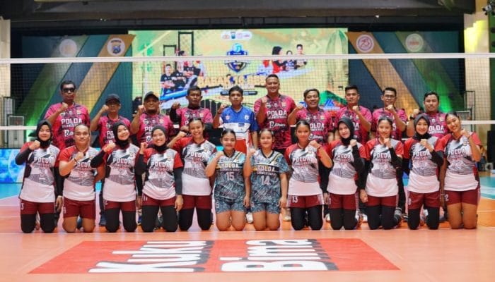 Juara Grup, Tim Bola Voli Putri Polda Sulbar Melaju ke Babak 8 Besar Kapolri Cup 2024