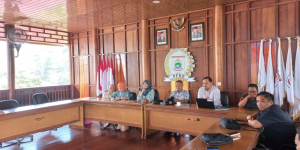 Sekretariat DPRD Sulbar terima kunjungan BANK BNI Mamuju