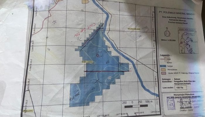 Pencaplokan Lahan Warga Kabuloang Temui Titik Terang, PTSP Sulbar Didesak Ciutkan WIUP PT. Polemaju