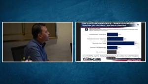 Capture Video Hanta Yuda Presentasikan Survei Pilkada Sulbar 2024