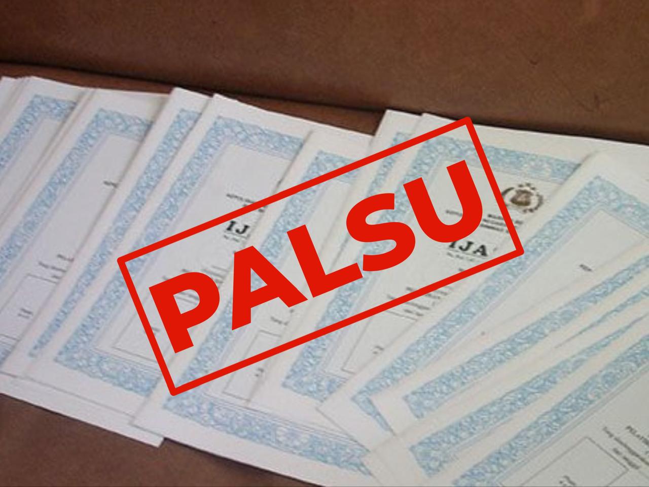 Ijazah Palsu Mateng