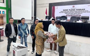 Rekapitulasi Kabupaten Rampung, Tina-Yuki Menang Telak di Pilkada Mamuju