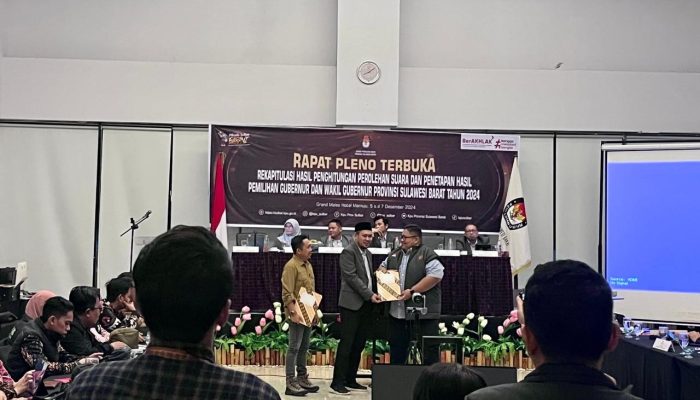 Rekapitulasi Pilkada Sulbar Selesai, SDK-JSM Menang Telak di 5 Kabupaten