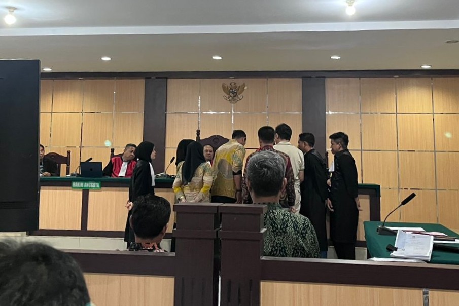 Sidang Ijazah Palsu Haris Mateng