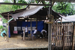 Suasana PSU di TPS 7 Kelurahan Mamunyu, Kecamatan Mamuju