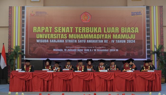 Universitas Muhammadiyah Mamuju Kukuhkan 343 Sarjana di Akhir 2024