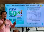 Diskon listrik 50 persen