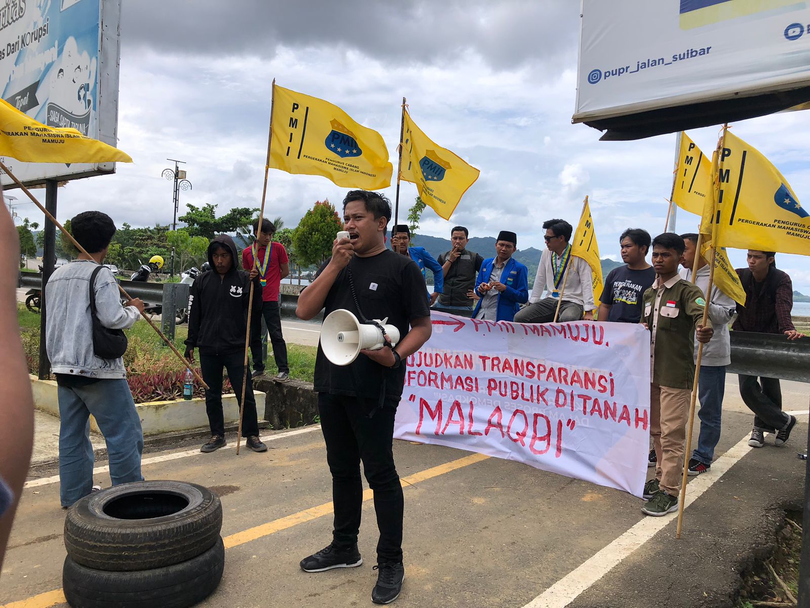 PMII Demo BPJN Sulbar