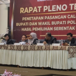 Penetapan Bupati dan Wakil Bupati Polman