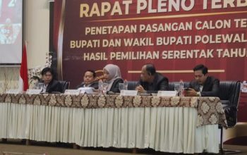 Penetapan Bupati dan Wakil Bupati Polman