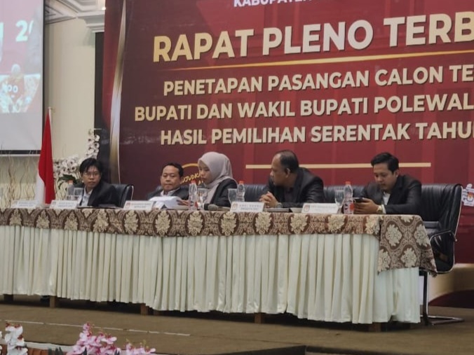 Penetapan Bupati dan Wakil Bupati Polman