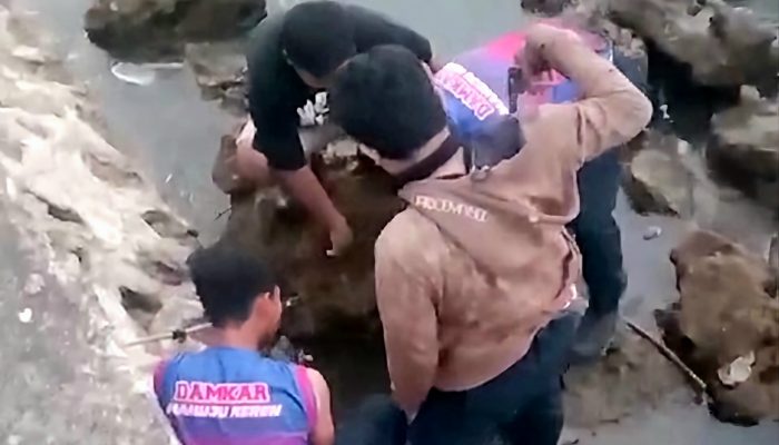 HP Tercebur ke Laut, Pemuda di Mamuju Panggil Petugas Damkar