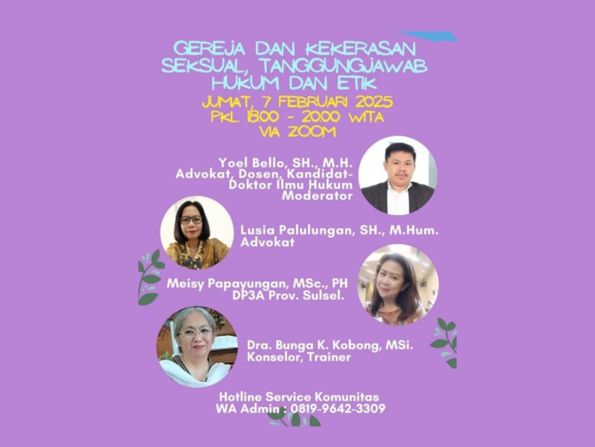 Diskusi Kekerasan seksual di Gereja