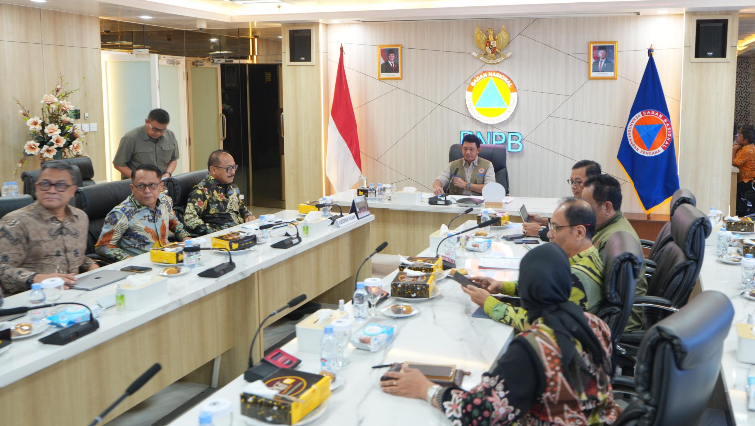 Gubernur Sulbar Temui BNPB