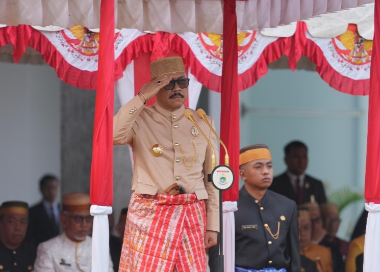 Gubernur Sulbar pimpin Hardiknas 2025