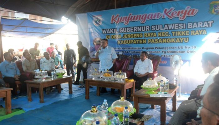 Nama Wagub Sulbar Diabadikan di Lapangan Bola Usai Bantu Warga Bebas dari Kasus Jeratan Perusahaan Sawit