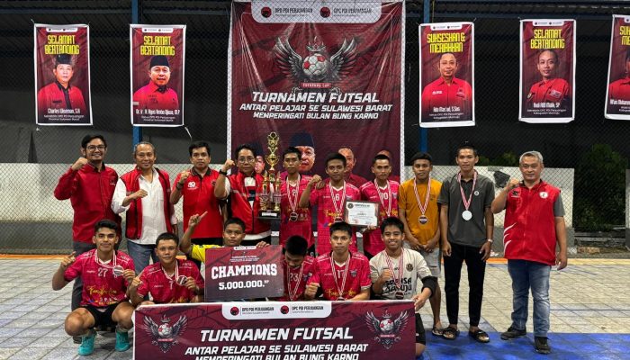 Soekarno Cup Sulbar 2025 Lahirkan Juara Baru: SMK Fangboys Menang 6-2 di Final