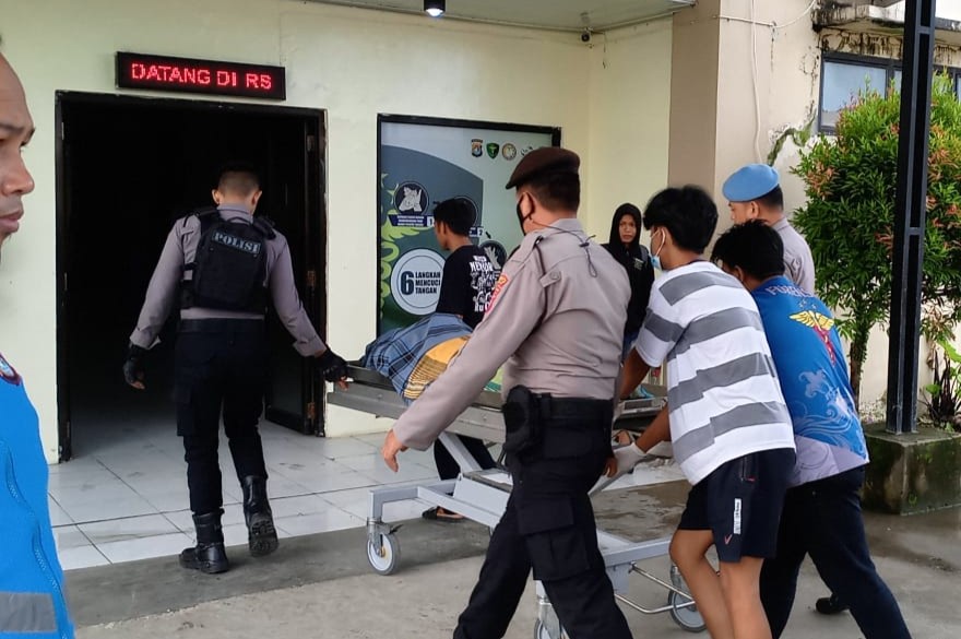 Tersangka pembunuhan istri di Mamuju meninggal