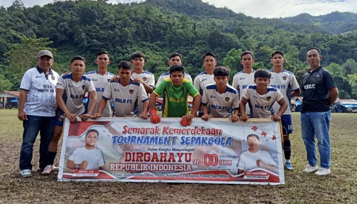 Desa Kondo Bulo Pertahankan Gelar Juara Sepak Bola di Porseni HUT RI ke-80 Kecamatan Kalumpang