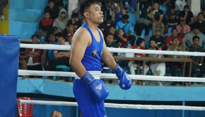 Putra Asal Bonehau, Yoel Tamassi Raih Runner-Up di Kejurprov Tinju Amatir Sulsel