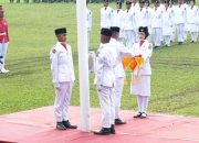Upacara HUT ke-80 RI di Bontang Berlangsung Khidmat, Paskibra Sukses Jalankan Tugas