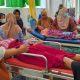 Puluhan siswa dilarikan ke Puskesma Tapalang, Mamuju.
