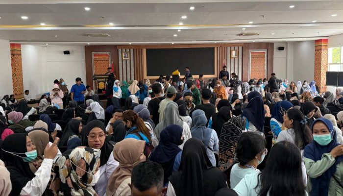 Usai Nginap di DPRD, Tenaga Kontrak Duduki Kantor Bupati Mamuju Perjuangkan Nasipnya
