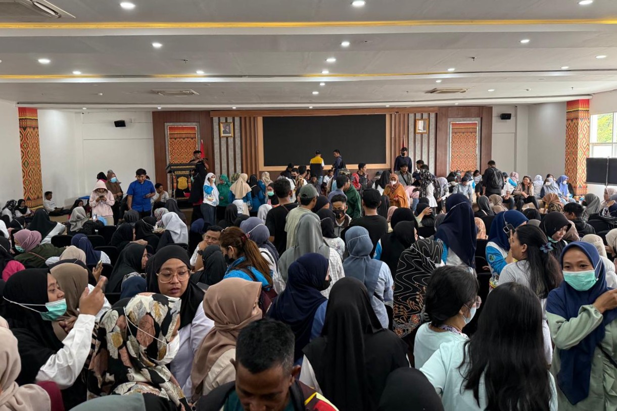 Tenaga Kontrak di Kantor Bupati Mamuju