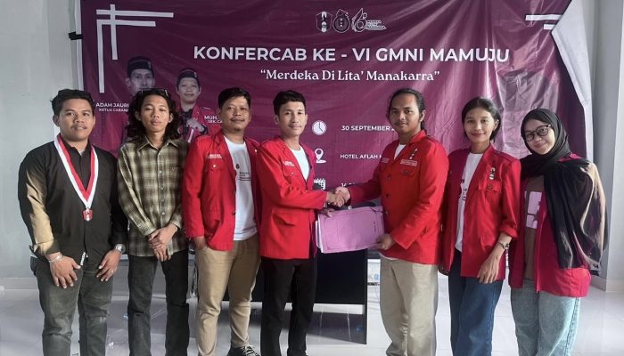 Konfercab Ke-VI GMNI Mamuju Resmi Pilih Dicki Wahyudi dan Rahmania Sebagai Ketua dan Sekretaris Baru