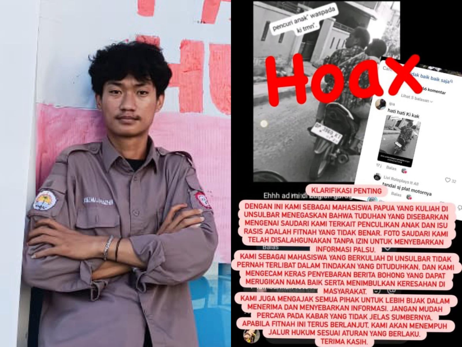 HMH Unsulbar kutuk isu hoaks