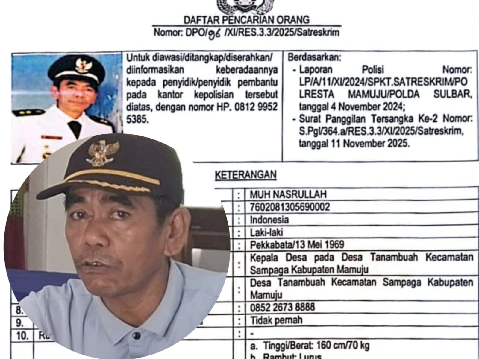 Kades Tanambuah DPO