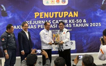 DKI Jakarta Juara Umum Kejurnas Catur ke-50 di Mamuju, Jatim Kedua